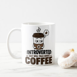 Grappige introverte koffiemok anti-sociale humor c