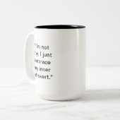 Grappige introverte Mok | Custom Name Gift (Voorkant links)