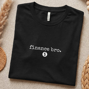 Grappige investeringshumor aandelenmarkt eenvoudig t-shirt