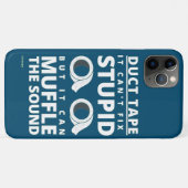 grappige iPhone 11-telefooncase "DUCT TAPE..." Case-Mate iPhone Case (Achterkant (horizontaal))