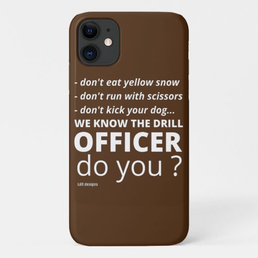 grappige iPhone 11-telefooncase: "WE WETEN DE DRIL Case-Mate iPhone Case (Achterkant)