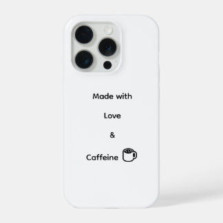 Grappige iPhone 15 Pro Hoes - Gemaakt met Liefde & Hoesje