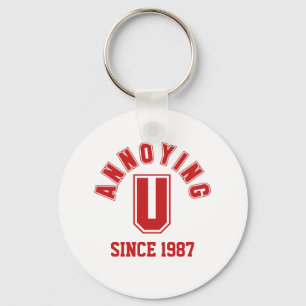 Grappige Irriterende Jou Sleutelhanger, Rood Sleutelhanger