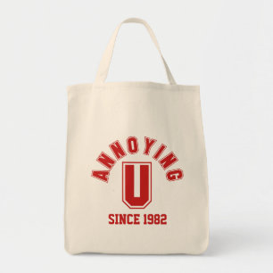 Grappige Irriterende Zak, Rood Tote Bag