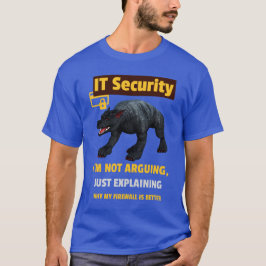 Grappige IT-beveiliging Legt technische humor uit T-shirt