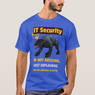 Grappige IT-beveiliging Legt technische humor uit T-shirt