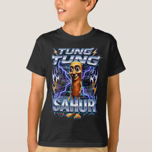Grappige Italiaanse Brainrot Tung Tung Tung Sahur T-shirt