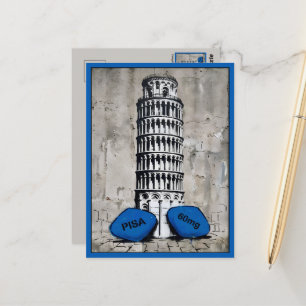Grappige Italiaanse themareis Briefkaart
