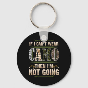 Grappige Jacht Camo Jagers Mannetje Hert Landelijk Sleutelhanger