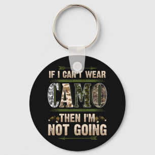 Grappige jacht camouflage jagers bok hert land red sleutelhanger