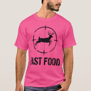 Grappige Jacht Voor Mannen Fast Food Herten Vader T-shirt