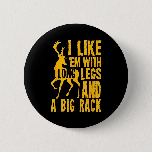 Grappige Jachtquote Geschenk Voor Jagers Ronde Button 5,7 Cm (Voorkant)