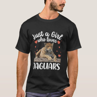 Grappige Jaguar kunst voor meisjes vrouwen Kinder T-shirt