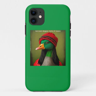 Grappige Jamaicaanse Reggae Mangoest Canadese Gans iPhone 11 Hoesje