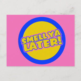 Grappige jaren 80 slang briefkaart