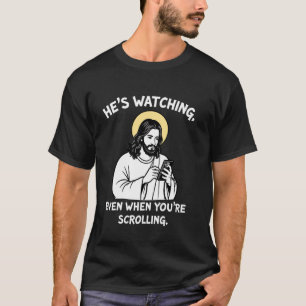 Grappige Jesus Meme Christelijke Humor Heu2019s Ki T-shirt