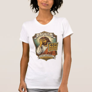 Grappige Jezus 404 Fout Webontwikkelaar Programmeu T-shirt