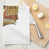 Grappige Jezus 404 Fout Webontwikkelaar Programmeu Theedoek (Quarter Fold)