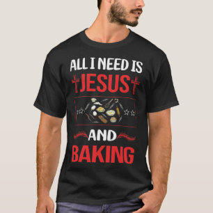 Grappige Jezus Baking Bake Baker T-shirt