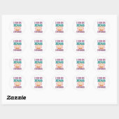 Grappige Jezus cupcakes woord art Ronde Sticker (Vel)