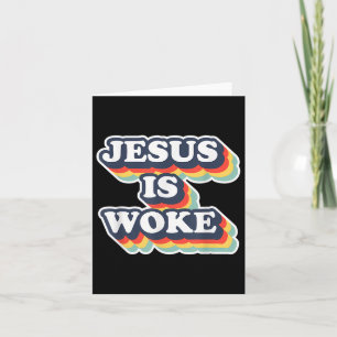 Grappige Jezus is wakker kleur Jezus maakte citate Kaart