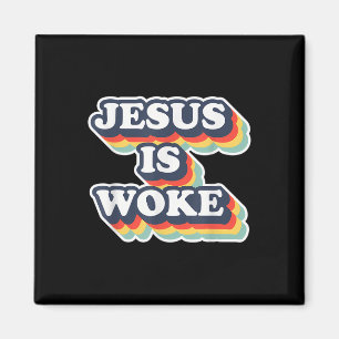 Grappige Jezus Is Wakker Kleur Jezus Wakker Quotes Magneet