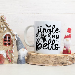 Grappige Jingle My Bells Tweekleurige Koffiemok