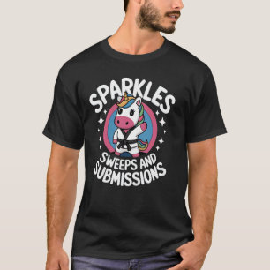 Grappige Jiu Jitsu Eenhoorn BJJ Grappling T-shirt