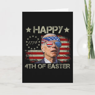 Grappige Joe Biden 4 juli Happy 4e Pasen Ons Kaart