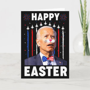 Grappige Joe Biden Gelukkige 4e Juli Verwarde Pase Kaart