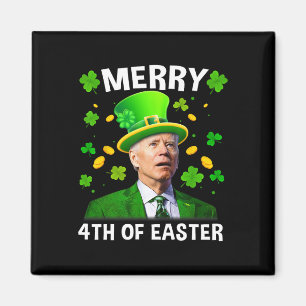 Grappige Joe Biden St Patricks Day vrolijke 4e Pas Magneet