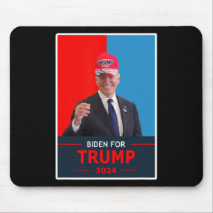 Grappige Joe Biden Voor Trump 2024 Verkiezing Draa Muismat