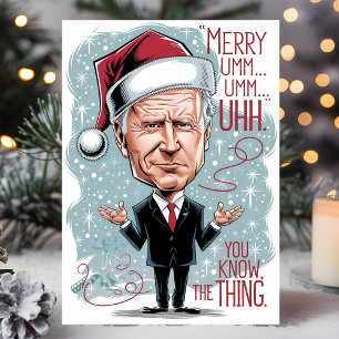 Grappige Joe Biden Zalig Kerst Mis Je Weet Wel Wat Feestdagen Kaart