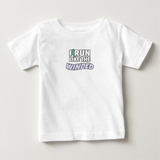 Grappige jogger runner ik loop als de winded runni (Voorkant)