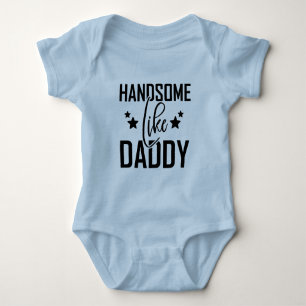 Grappige jongens knappe papa romper