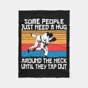 Grappige Judo Jiu Jitsu Vechtkunst Humor Fleece Deken