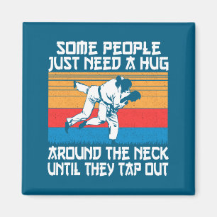 Grappige Judo Jiu Jitsu Vechtkunst Humor Magneet