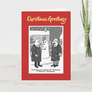 Grappige juridische diensten kerst Kaart