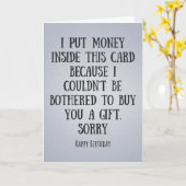 Grappige kaart (Gele Bloem)