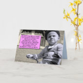 Grappige kaart - Little Butch (Gele Bloem)