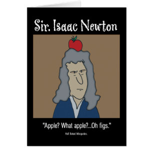Grappige kaart - Newton Kaart