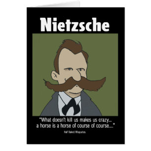 Grappige kaart - Nietzsche kaart