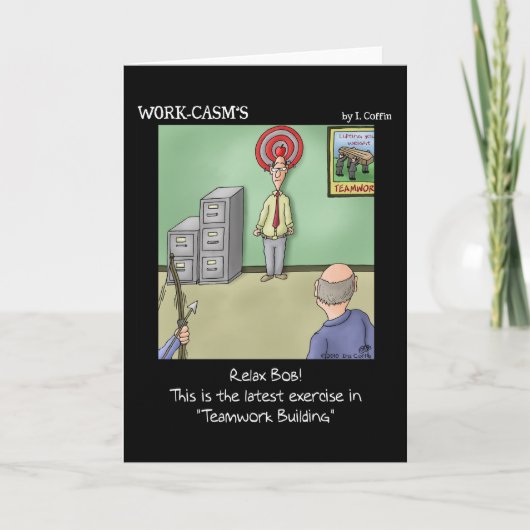 Grappige kaart: Teamwork Kaart (Voorkant)