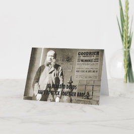 GRAPPIGE  KAART VOOR UNIEKE BEBAARDE MANNEN BAARD