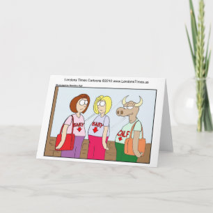 Grappige Kaart Zwangere Koe Mokken T-shirts & Cade