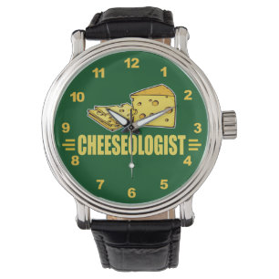 Grappige Kaaseoloog Cheesehead Horloge