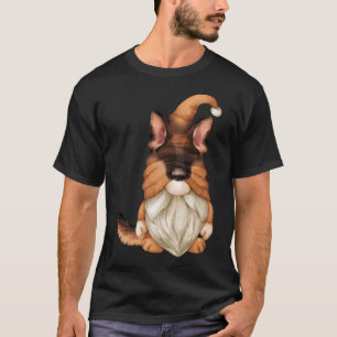 Grappige kabouter in Duits herder kostuum voor man T-shirt