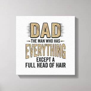 Grappige Kale Papa Vintage Typografie Shirt Ontwer Canvas Afdruk