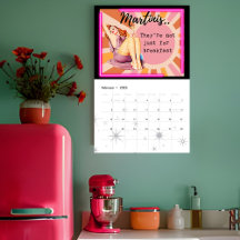 Grappige kalender voor haar cadeau beste vriendin 