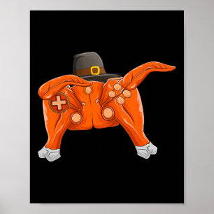 Grappige Kalkoen Gamer Jongens Kinderen Tiener - T Poster